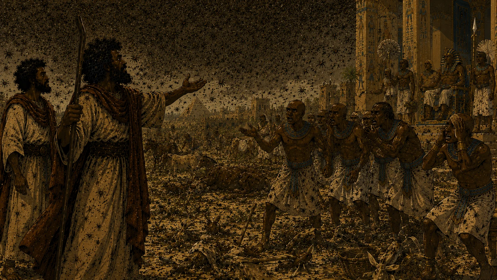 Plague Eight — Locusts — Exodus 10:1–20